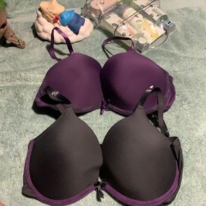 Bundle (2) Bras - Jessica Simpson - push up bras wired - new with tag ( Box#5)
